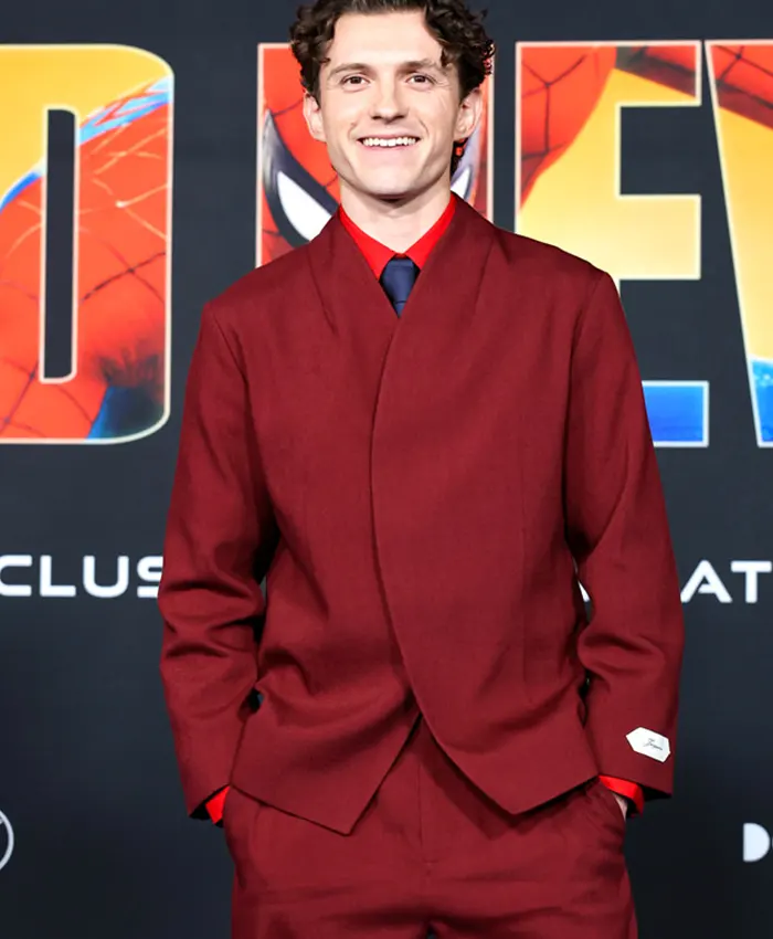 Tom Holland Spider-Man Brand New Day 2026 Los Angeles Premiere Red Suit front view