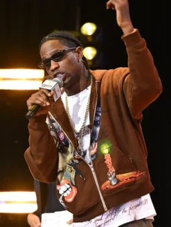 Travis Scott Fanatics Fest NYC 2026 Brown Jacket