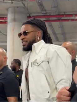 Trick Williams Fanatics Fest NYC 2026 White Leather Jacket