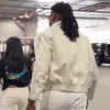 Trick Williams Fanatics Fest NYC 2026 White Leather Jacket Back View