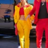 UFC 329 Alessa Holloway Yellow Suit