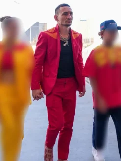 UFC 329 Red Max Holloway Suit