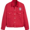 United States Unisex Levi's Red Denim Jacket
