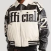 WNBA Aneesah Morrow Official Moto Bomber Jacket Front View