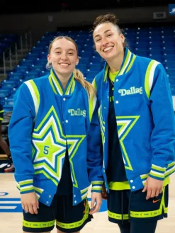 WNBA Dallas Wings All-Star 2026 Varsity Jacket Front View