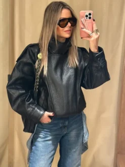 Women-Zara-Viral-Black-Leather-Jacket
