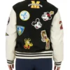 Womens-Black-Mickey-Mouse-Varsity-Jacket