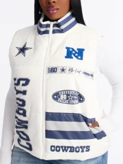 Women's Chicago Bears Full-Snap Denim Jacket