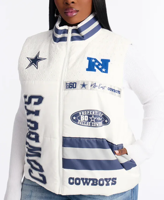 Women's Chicago Bears Full-Snap Denim Jacket