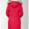 Womens-Red-Canada-Goose-Fur-Hooded-Jacket-Back