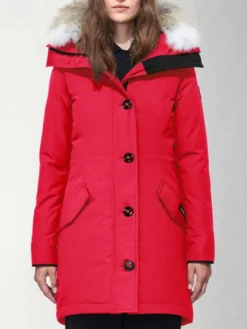 Womens-Red-Canada-Goose-Jacket-With-Fur