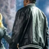 Yankee Stadium JAŸ-Z 30 New York Leather Black Jacket