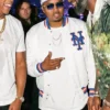 Yankee Stadium JAŸ-Z 30 New York Nas White Varsity Jacket
