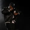 Yankee Stadium New York JAŸ-Z 30 Black Leather Jacket