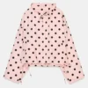 Zara-Pink-And-Black-Polka-Dot-Jacket