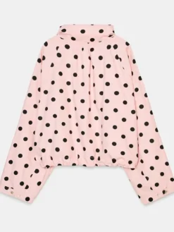 Zara-Polka-Dot-Jacket-Pink