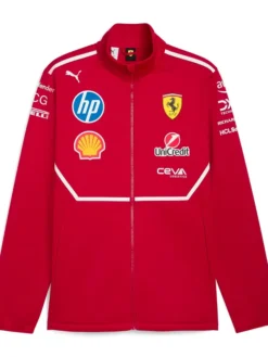 2025-Scuderia-Ferrari-Puma-Softshell-Zip-Jacket-Red