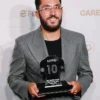 2026 Rayan Cherki PFA Awards Grey Wool Blazer