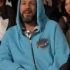 97th Annual Oscars Awards Adam Sandler Fleece Blue Hooded Jacket front view