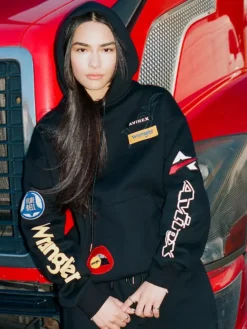 AVIREX-x-Wrangle-Multi-Patch-Black-Hoodie-For-Womens