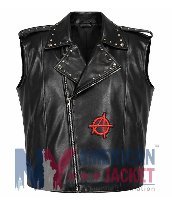 Across The Spider-verse Spider-Punk Leather Vest