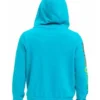 Adam Sandler 97th Annual Oscars Awards Blue Fleece Hooded Jacket back view