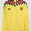Adidas FC Club America 26-27 Stadium Yellow Track Jacket front view