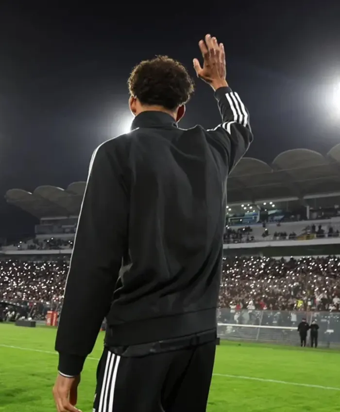 Adidas Vozinha Chile Club Colo-Colo 2026 Black Track Jacket back view