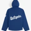 Aimé Leon Dore Fall 2026 Blue Los Angeles Dodgers GORE-TEX Rain Delay Jacket back view