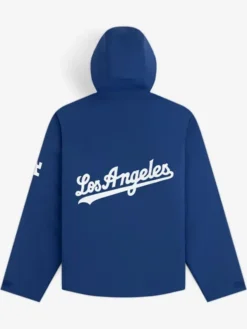 Aimé Leon Dore Fall 2026 Blue Los Angeles Dodgers GORE-TEX Rain Delay Jacket back view