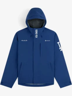 Aimé Leon Dore Fall 2026 Los Angeles Dodgers Blue GORE-TEX Rain Delay Jacket front view