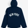 Aimé Leon Dore Fall 2026 New York Yankees Blue GORE-TEX Rain Delay Jacket back view