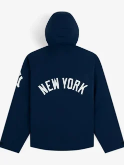 Aimé Leon Dore Fall 2026 New York Yankees Blue GORE-TEX Rain Delay Jacket back view