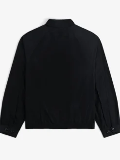 Aimé Leon Dore Fall-Winter 2026 Crest Black Nylon Windbreaker Jacket back view