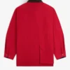 Aimé Leon Dore Fall-Winter 2026 Lightweight Barn Red Cotton Jacket back view