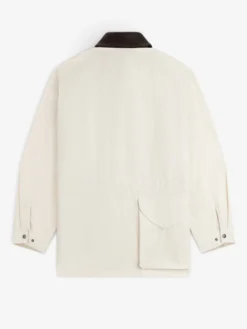 Aimé Leon Dore Fall-Winter 2026 Lightweight Barn White Cotton Jacket back view