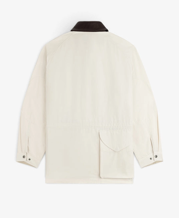 Aimé Leon Dore Fall-Winter 2026 Lightweight Barn White Cotton Jacket back view