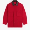 Aimé Leon Dore Fall-Winter 2026 Lightweight Red Barn Cotton Jacket front view