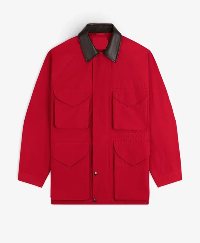 Aimé Leon Dore Fall-Winter 2026 Lightweight Red Barn Cotton Jacket front view