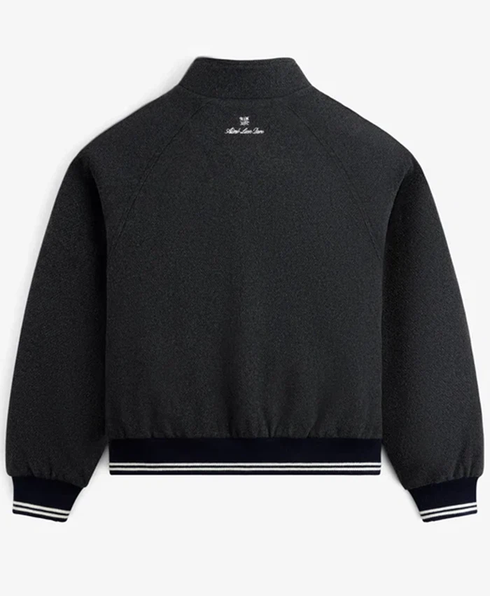 Aimé Leon Dore Fall-Winter 2026 NY Highlanders Black Wool Varsity Jacket back view