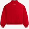 Aimé Leon Dore Fall-Winter 2026 NY Highlanders Red Wool Varsity Jacket back view