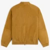 Aimé Leon Dore Fall-Winter 2026 Tan Suede Leather Cafe Racer Jacket back view