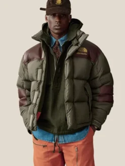 Aimé Leon Dore Fall-Winter 2026 The North Face Green Jacket front view