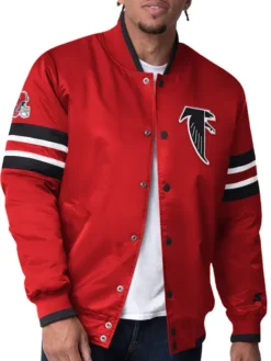 Atlanta-Falcons-Mens-Starter-Red-Varsity-Jacket