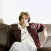 BTS Kim Taehyung V True Champion FW26 Brown Wool Varsity Jacket view