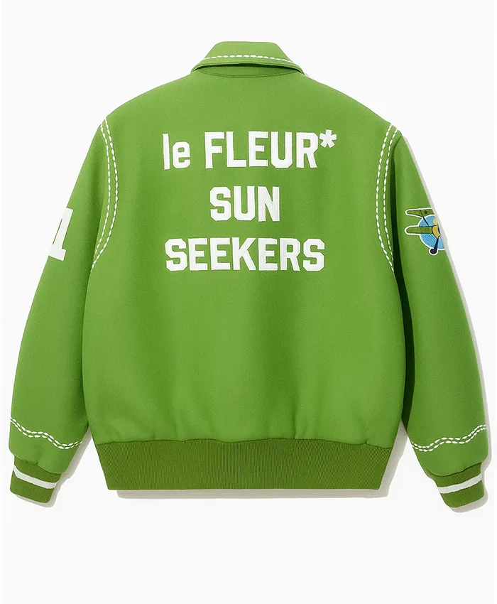 Tyler The Creator Sunseeker Green Varsity Jacket Sale