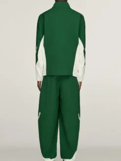 Back view of Adidas x Arte Antwerp Z.N.E. Green And White Tracksuit