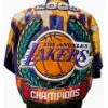 Back view of Los Angeles Lakers 2000 Kobe Bryant NBA Championship Leather Jacket