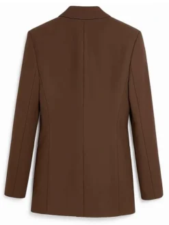 Back view of Selena Gomez Only Murders In The Building S05 Brown Blazer