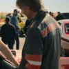 Back view of TV-Series My Life with the Walter Boys 2026 Mac Black Biker Leather Jacket